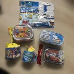 ランチボックス プラコップ 箸セット トミカ スケーター　お弁当袋　新幹線
