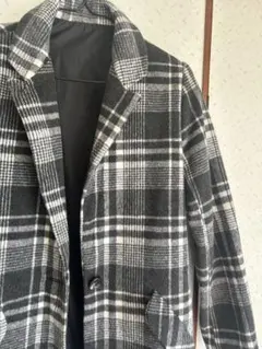 【通年/BEAMSＦ】T-JACKET グレンチェック テーラードジャケット L 通年/BEAMSF】T-JACKET グレンチェック テーラードジャケット L