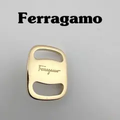 Ferragamo】フェラガモ ボタン型チャーム ゴールド　アクセサリーパーツ