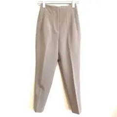 ZARA ザラ　ハイウェストパンツ　グレージュ　XS