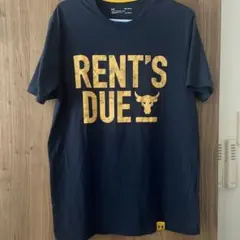 Project Rock RENT'S DUE Tシャツ M ネイビー