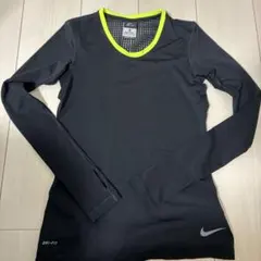 Nike DRI-FIT 長袖 トップス S ブラック/イエロー