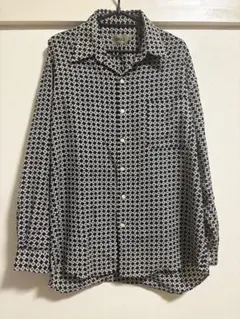 80s ヴィンテージ 緑タグ オールドユニクロ 長袖シャツ　Mサイズ