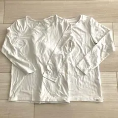 UNIQLO 極暖HEATTECH＆HEATTECH ホワイト130cm