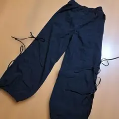 【美品】ブラック リボンカーゴパンツ