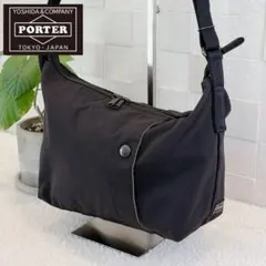 【極美品】PORTER ポーターツー　ショルダーバッグ　ナイロン　S ブラックのサムネイル