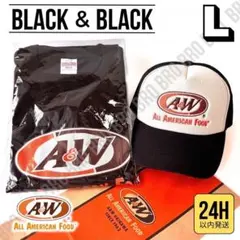 新品 A&W 沖縄 Tシャツ 白 Lサイズ トラッカーキャップ ブラック 山田