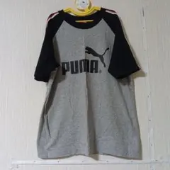 PUMA 　グレー/ブラック T シャツ160cm　 綿100%のサムネイル