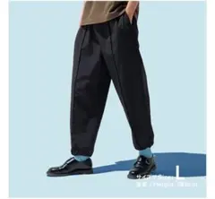 コンビニエンスウェア　ジョガーパンツ　くろ　Lサイズ