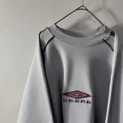ゆ*ー様 希少 90s UMBRO センターロゴ 刺繍 薄手 vintage X