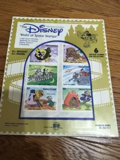 レア！Disney World of Space Stamps 6枚セット　切手