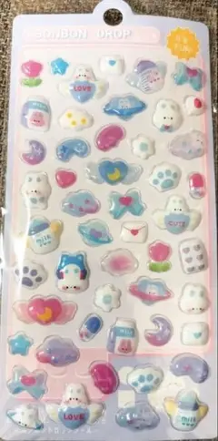 ぷくぷくシール 8枚セット