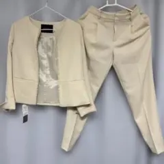 GREEN LABEL RELAXING ベージュセットアップ