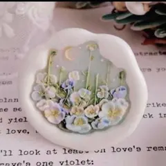 シーリングスタンプヘッド　 ♦︎月夜の花♦︎