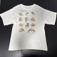 90s アニマル犬モチーフ エロTシャツ 四十八手 USA製 XLヴィンテージ 