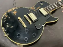 価格交渉ご自由に!レスポール　ギター　レリック　BLACK　カスタム 価格交渉ご自由に!レスポール ギター レリック BLACK カスタム - メルカリ