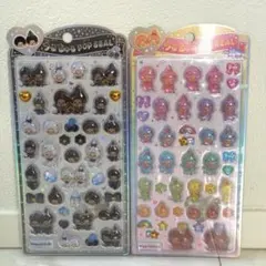 【新品正規品】モンチッチ うるちゅるポップシール 2種セット