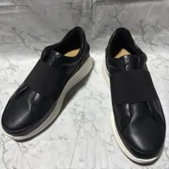 美品✨UGG アグ LIBU リブ 厚底 レザー スリッポン 黒 23.5cm
