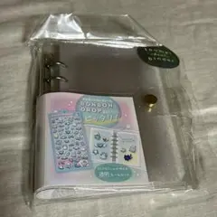 ②シール帳　ボンボンドロップシール　透明シールバインダー　クーリア