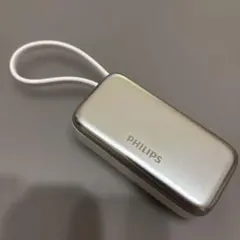 PHILIPS モバイルバッテリー シルバーのサムネイル