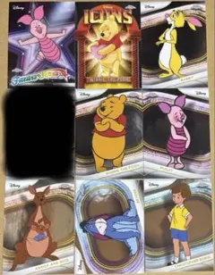 Topps chrome Disney くまのプーさん　9枚セット