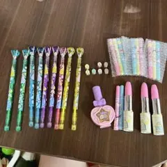 女児向けキャラクター筆記具まとめ売り