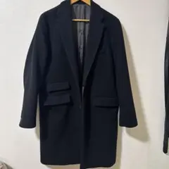 NANO UNIVERSE ブラック チェスターコート