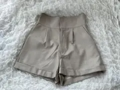 GRL レザーショートパンツ