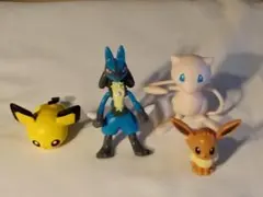 ポケモン ミニフィギュア ルカリオ ミュウ イーブイ ピチュー モンコレ