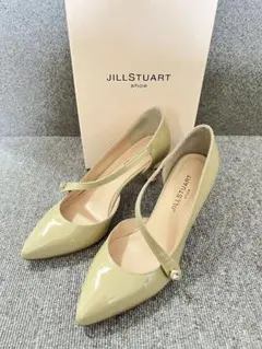 美品JILLSTUART shoe パンプス ベージュ ストラップ付のサムネイル