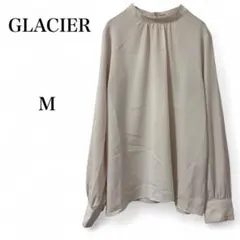 【グラシア】 トップス シャツ ブラウス カットソー 長袖 薄手 ホワイト