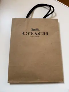 COACH ブラウン紙袋 中型