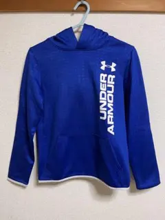 UNDER ARMOUR 青色 フード付きパーカー