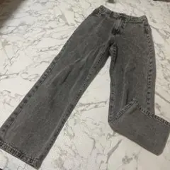 kutir グレー ウォッシュ加工 ストレートデニムパンツのサムネイル