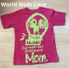 ワールドワイドラブ バックプリント Tシャツのサムネイル