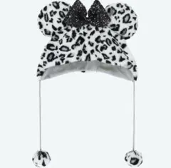 ディズニー ファンキャップ ヒョウ柄 ミニー タグ付き