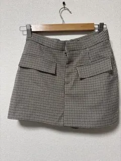 ZARA ギンガムチェック ショートパンツ キュロットのサムネイル
