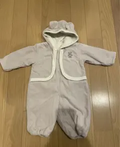 コンビミニ　カバーオール　ロンパース　乳児暖かい外出着
