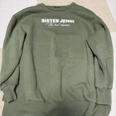 SISTER JENNI オリーブグリーン トレーナー