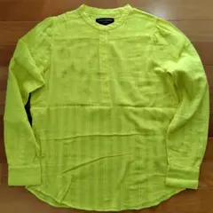 BANANA REPUBLIC イエロー長袖シャツ