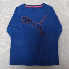 150　PUMA 青 長袖カットソー 美品　プーマ