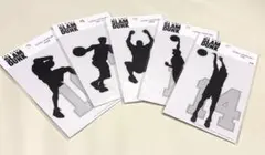 スラムダンク　ミニウォールステッカー　5種セット