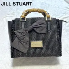 JILL by JILLSTUART ハンドバッグ ブラック リボン カゴバックのサムネイル