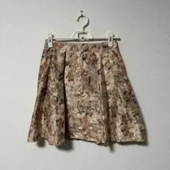 【セール品】総柄スカート 短丈 ミニスカート マルチカラーのサムネイル