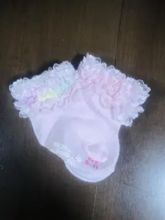 フリル付きベビー靴下 9-11cm 2色セット