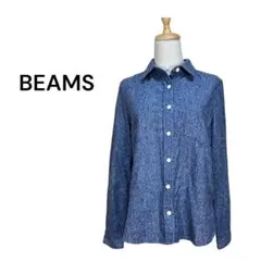 ビームスハート　長袖シャツ　Fサイズ　グレー
