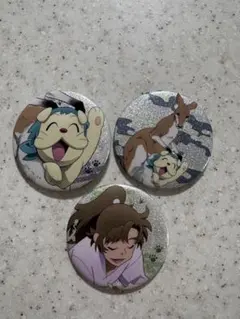 忍たま乱太郎　善法寺伊作　ヘムヘム　缶バッジ