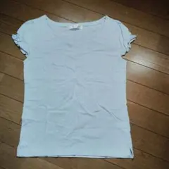 再々値下げ★新品★a.v.v ライトブルー 半袖Tシャツ フリル付き・XLサイズ