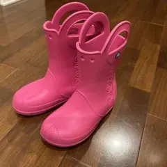 クロックス　J2 ピンク長靴