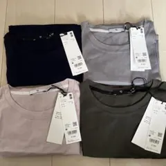 UNIQLO スーピマコットンリラックスフィットクルーネックT半袖M 5枚セット